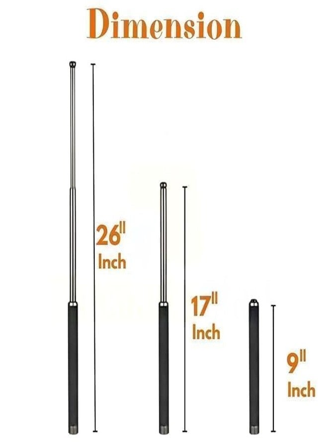 Olyra Foldable Safety Stick – Telescopic Expandable Security Rod with Anti-Slip Grip, Portable Personal Protection Tool for Travel, Outdoor & Emergency Use - Image 2