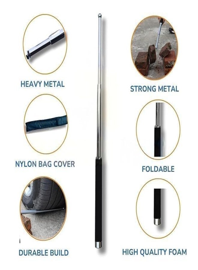 Olyra Foldable Safety Stick – Telescopic Expandable Security Rod with Anti-Slip Grip, Portable Personal Protection Tool for Travel, Outdoor & Emergency Use - Image 3