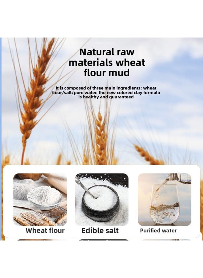 null - Kids Ice Cream Noodle Maker Cake Toy Rubber Color Mud Mold Clay Mold Girl's Toy Suit-Color:See Description For Details-Specifications:Color Box/ice Cream Machine Set/with 18 Colored Mud - Image 1