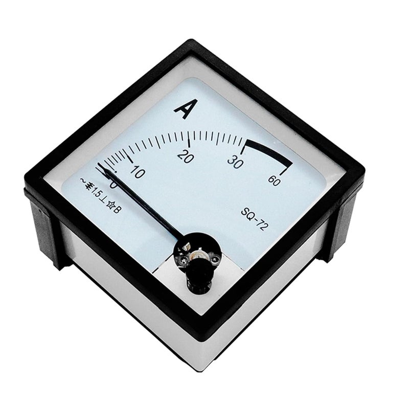 SQ72 A مقياس التيار المتردد التناظري لوحة القياس 72x72 مم 5A 250 لون - Image 3