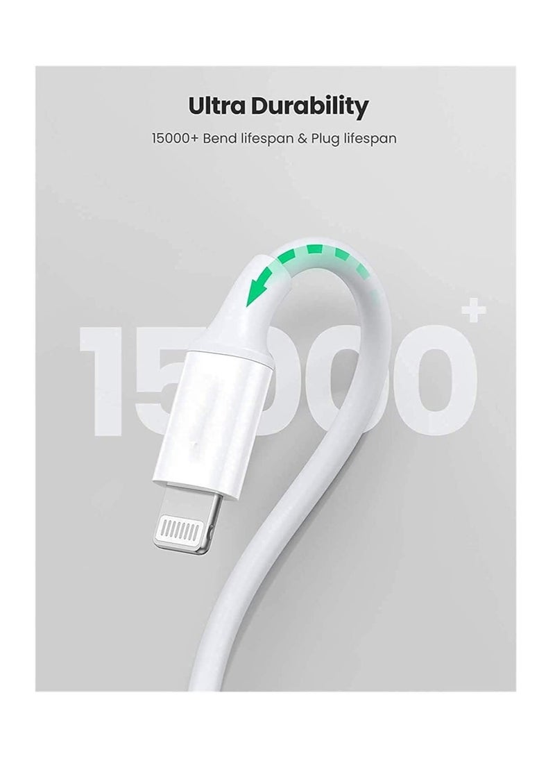 Raxoom 20W Fast Charging Compaible For iphone 12 mini/12/12 Pro/13/13 pro/13 promax/13mini,Type C to Lightning Cable[MFi Certified] USB C to Apple PD Cable Fast Charger, iPad, Macbook (White 1M) - Image 5