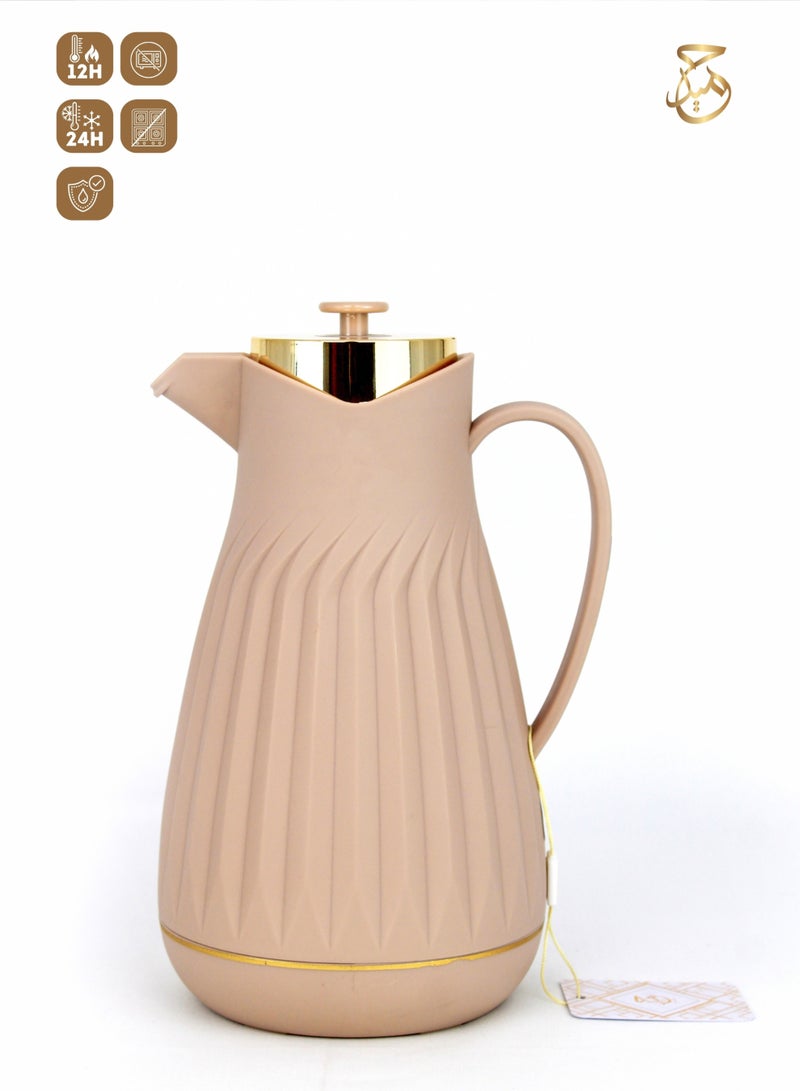 Red Home Vacuum Flask 1000ml SV5401E  - Image 1