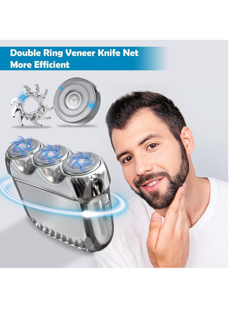 general Mini Portable Travel Shaver for Men, Pocket Size Small USB Type C Electric Razor Wet and Dry, Face Washable Professional Shaving, Mens Rechargeable Cordless Waterproof Compact Shave - Image 3