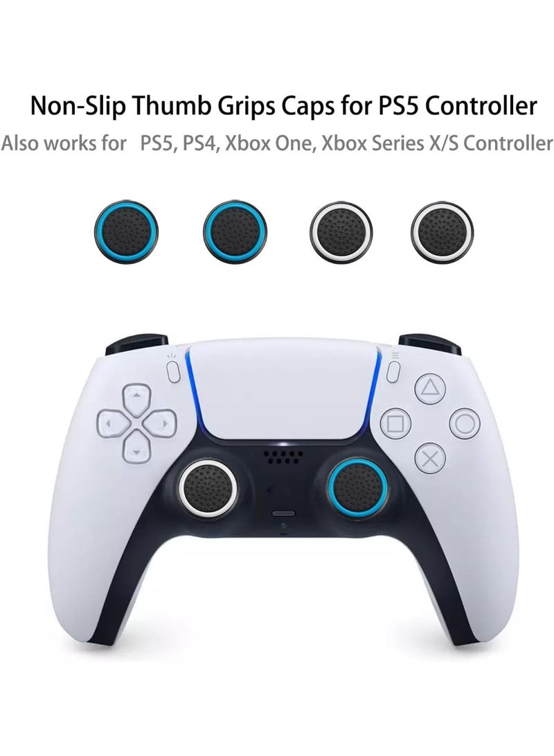 موثوقية التنبؤ 4 قطع من عصا التحكم التناظرية ثلاثية الأبعاد لوحدة تحكم PS5، مجموعة أدوات إصلاح عصا التحكم متوافقة مع وحدة تحكم بلاي ستيشن 5 اللاسلكية DualSense، عصا تحكم بديلة تالفة بسبب الانجراف مع مفك براغي - Image 3