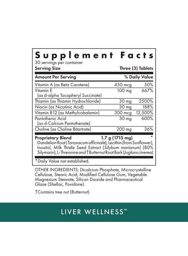 MICHAEL'S Health Naturopathic Programs Liver Wellness - 90 Vegetarian Tablets - Contains Nutrients for Liver Support - Kosher - 30 Servings - Image 2