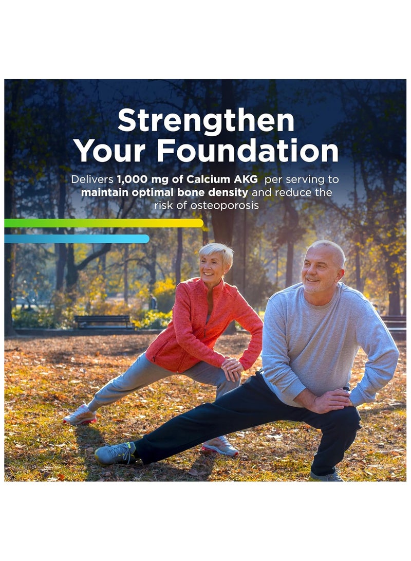 ProHealth Longevity Calcium AKG Supplement 1,000 mg, 60 Capsules, Enhanced Calcium Absorption for Bone Density, Heart Health, Metabolic Support & Longevity - Image 3
