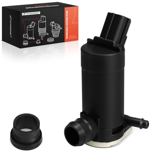 A-Premium Front or Rear Windshield Washer Pump Compatible with Ford F-150, Explorer, Focus, Taurus, Expedition, Excursion, Five Hundred, Freestyle & Lincoln Navigator, Aviator & Mercury Montego - Image 1