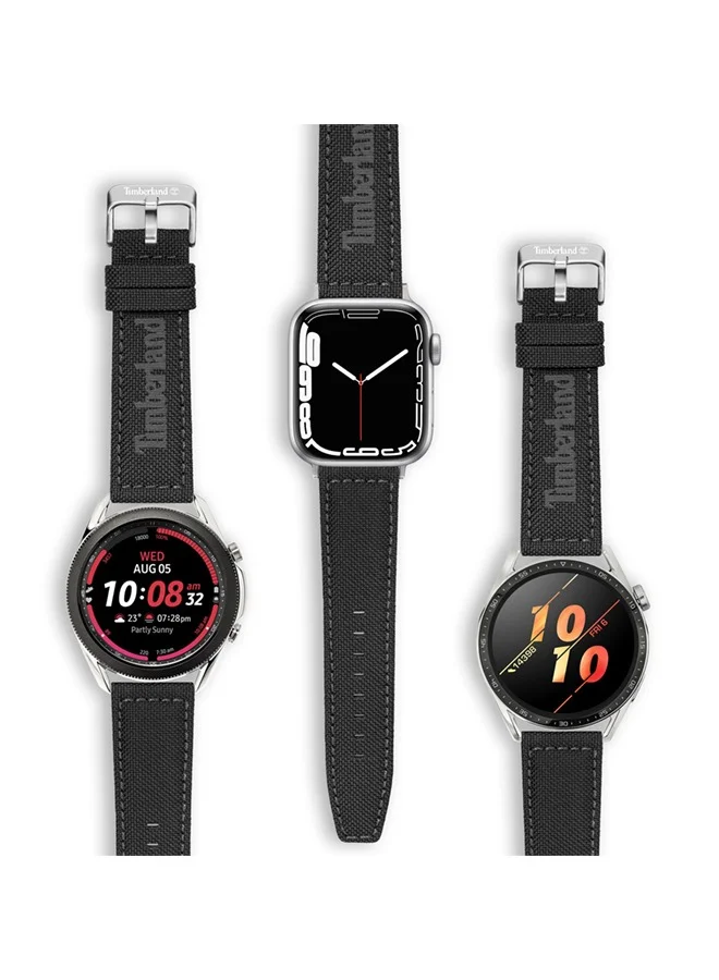 Timberland Universal Replacement Leather Strap For Men And Women Compatible With Apple Watch Series 3-9, SE (38-40-41), Samsung, Huawei Or Quartz Watch With Lug Width Of 20mm