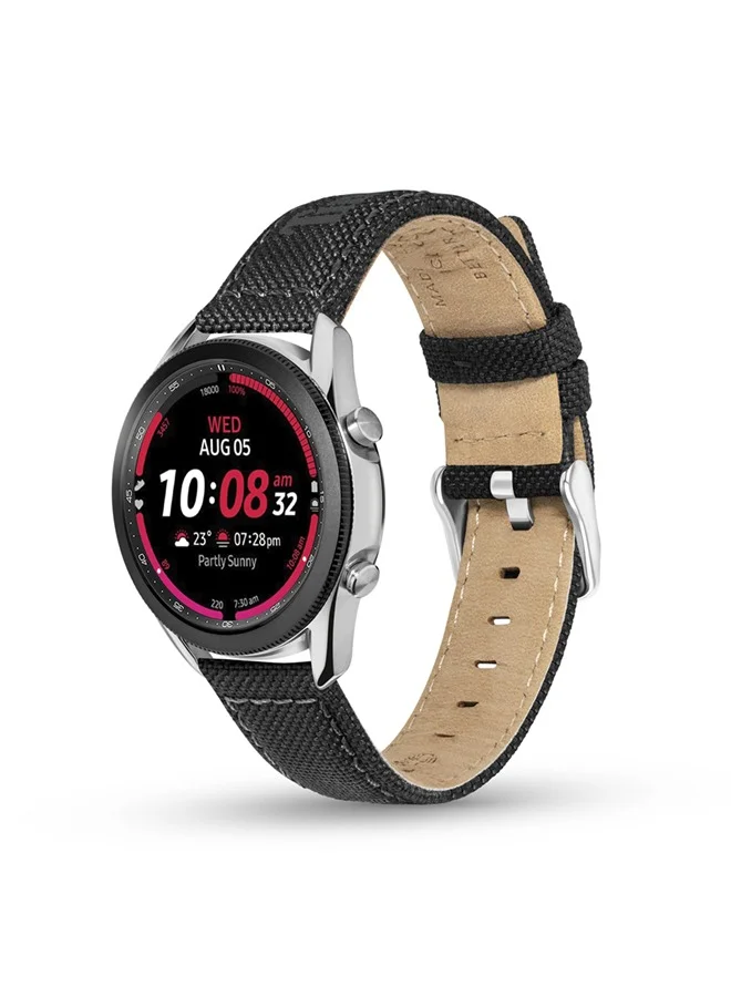 Timberland Universal Replacement Leather Strap For Men And Women Compatible With Apple Watch Series 3-9, SE (38-40-41), Samsung, Huawei Or Quartz Watch With Lug Width Of 20mm
