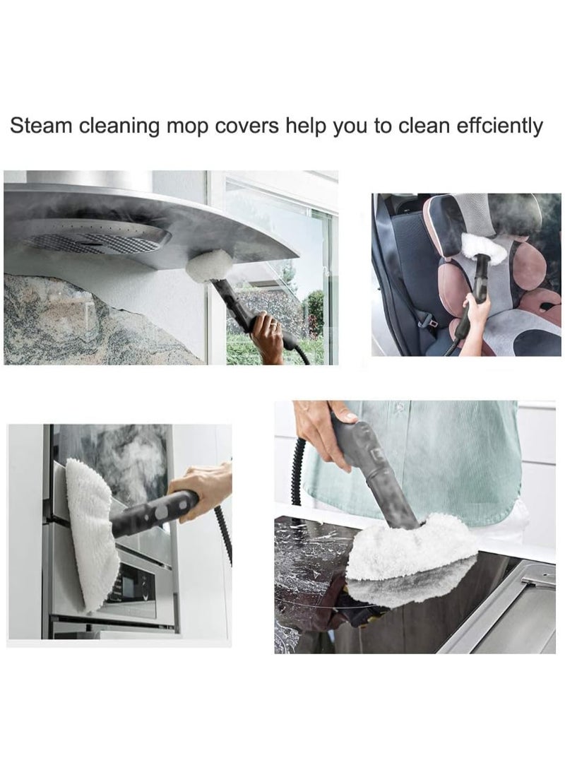 VIUAUAX 6 عبوات قماش مجموعة قماش بديلة لوسادات المسح القماشية لوسادات المسح من الألياف الدقيقة من كارشر SC2/ SC3/ SC4/ SC5 (لأغطية فوهات كارتشر 3Rag فوهة ووسادات المسح من الألياف الدقيقة من كارشر 3) - Image 3