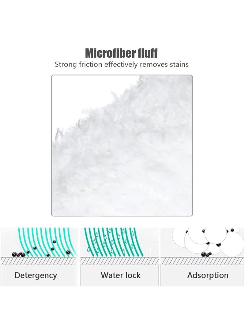 VIUAUAX 6 عبوات قماش مجموعة قماش بديلة لوسادات المسح القماشية لوسادات المسح من الألياف الدقيقة من كارشر SC2/ SC3/ SC4/ SC5 (لأغطية فوهات كارتشر 3Rag فوهة ووسادات المسح من الألياف الدقيقة من كارشر 3) - Image 4