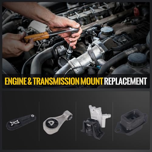 KUSATEC 4PCS Engine Motor & Transmission & Torque Strut Mount Set Compatible with Nissan Juke 2011 2012/ Sentra 2013 2014 2015 2016 2017 2018 2019, Replacement for A7380 A7382 A7376 A4360 - Image 3