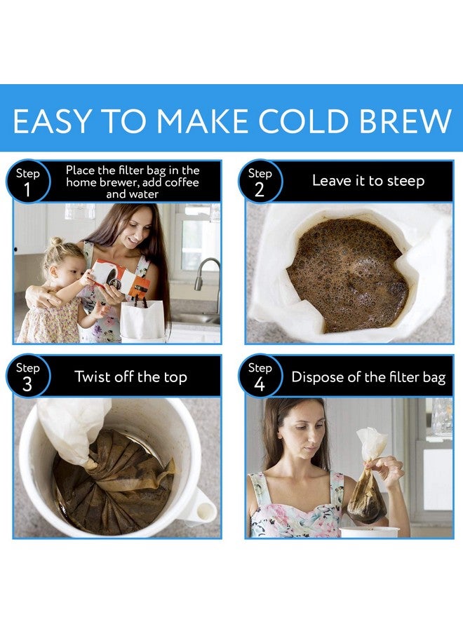 IMPRESA Cold Brew Paper Filter Bags Compatible Replacement for Toddy(R)® & OXO BREW - 11.25'' x 13'' - Quick Drain, 30 Pack - Image 4
