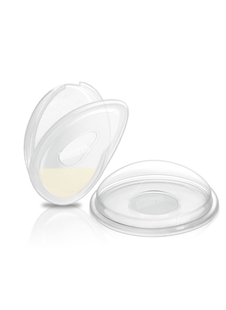 Bimirth Breastfeeding Set,4 Piece Baby Self-standing Bottom Design Breast Milk Storage Bags With Double Zipper, 250 ml，2 Breastmilk Collector，1 Storage bag  - Image 3
