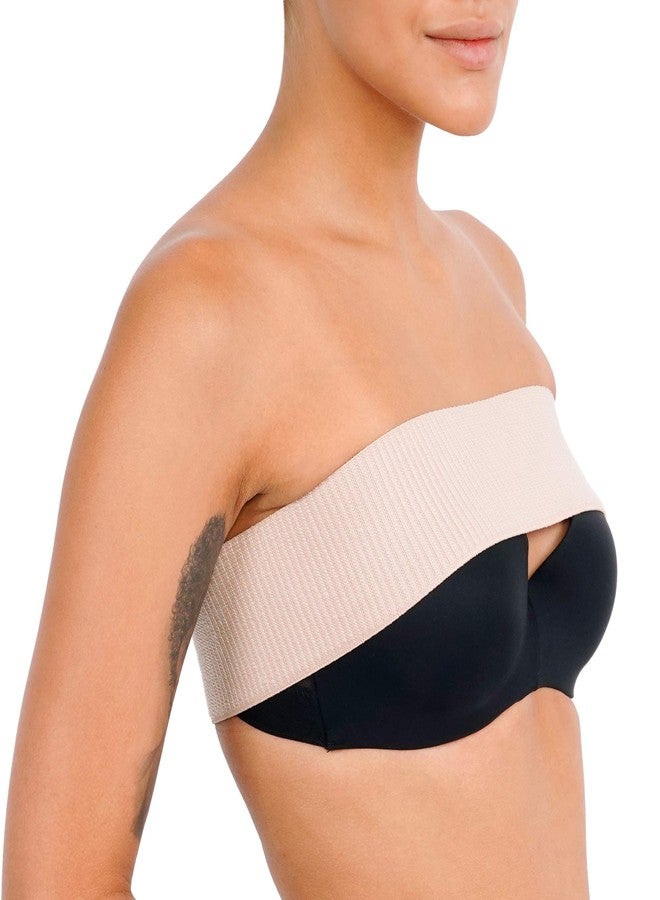 invera Breast Implant Stabilizer Band, Post Surgery Breast Augmentation and Reduction Strap, Chest Belt, Breast Support Bandage, One Size Fits All (Beige) - Image 1