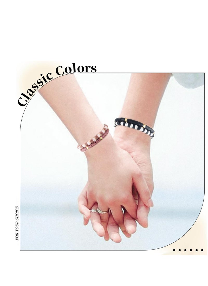 SYOSI - 2414 Pcs Clay Bead Bracelet Making Kit, Clay Bead Friendship Bracelets Kit, Polymer Clay Beads Natural Color Bracelet Making, DIY for Bracelet Jewelry Making Kit, for Girls Adults Jewelry Making - Image 1
