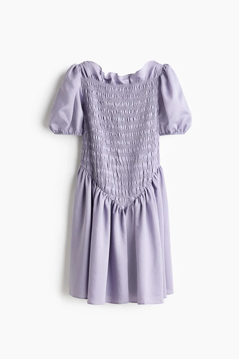 H&M  Smocked-bodice dress for Women | Best Price UAE