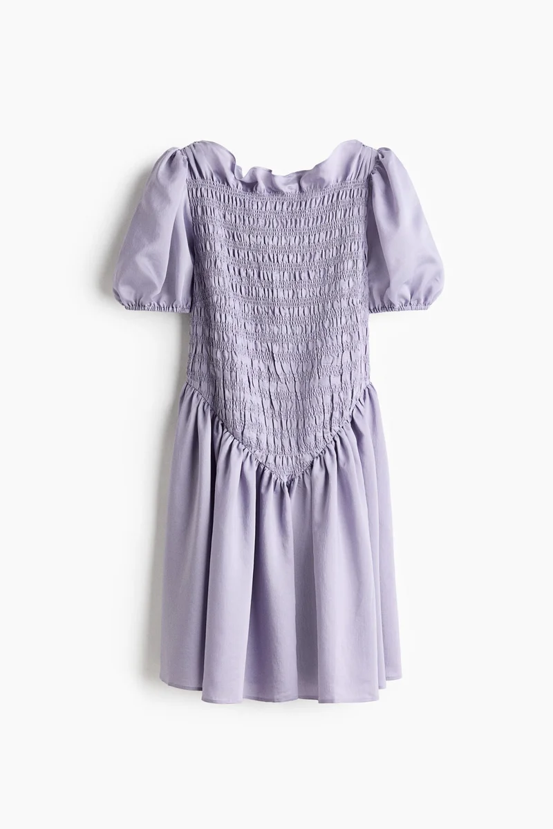 H&M  Smocked-bodice dress for Women | Best Price UAE