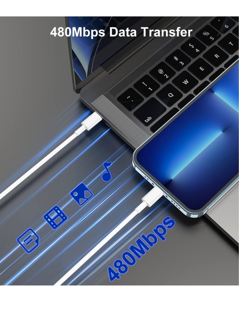 ELTRAZONE 2Pack for iPhone 13 PRO MAX  Fast Charger Cable  MFi Certified], USB Type C to Lightning Cable iPhone Charging Cord for Apple iPhone 13 12 11 Pro XR XS Max X 8 Plus iPad Pro - Image 4