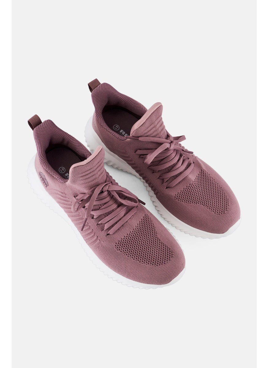 RBX Women Lace Up Training Shoes, Light Purple  - Image 3