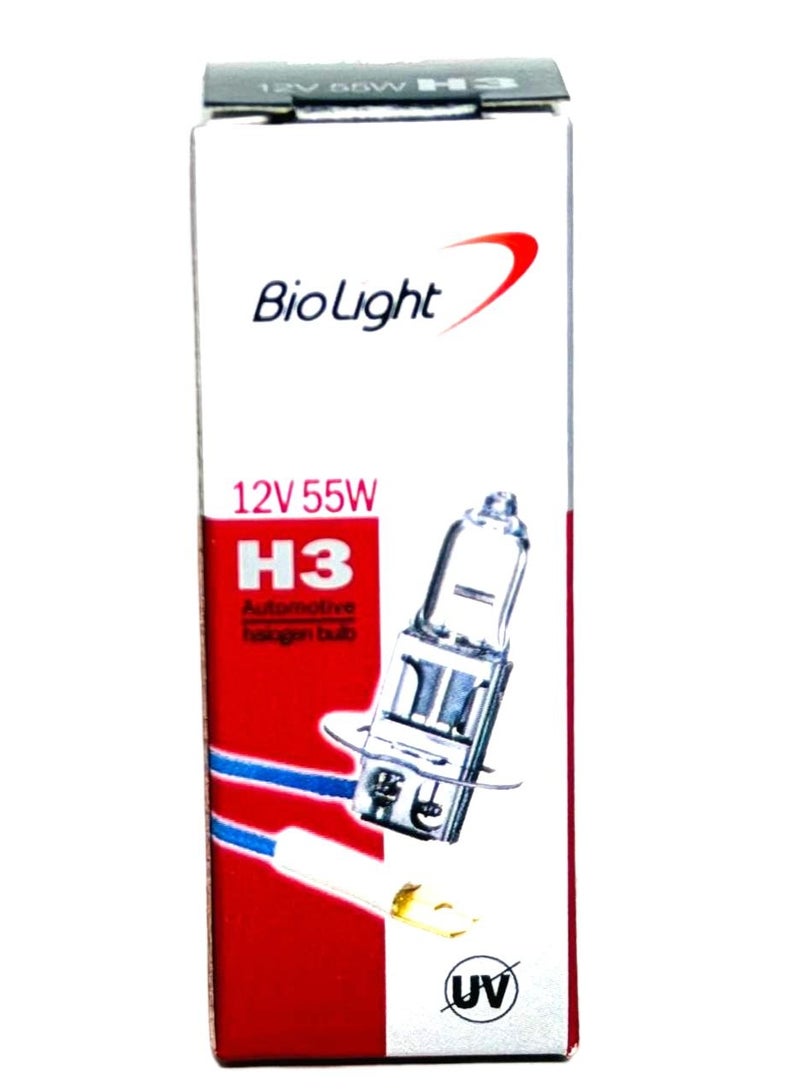 BIOLIGHT H3 Headlight / Fog Lamp Bulb 12V 55W - Image 3