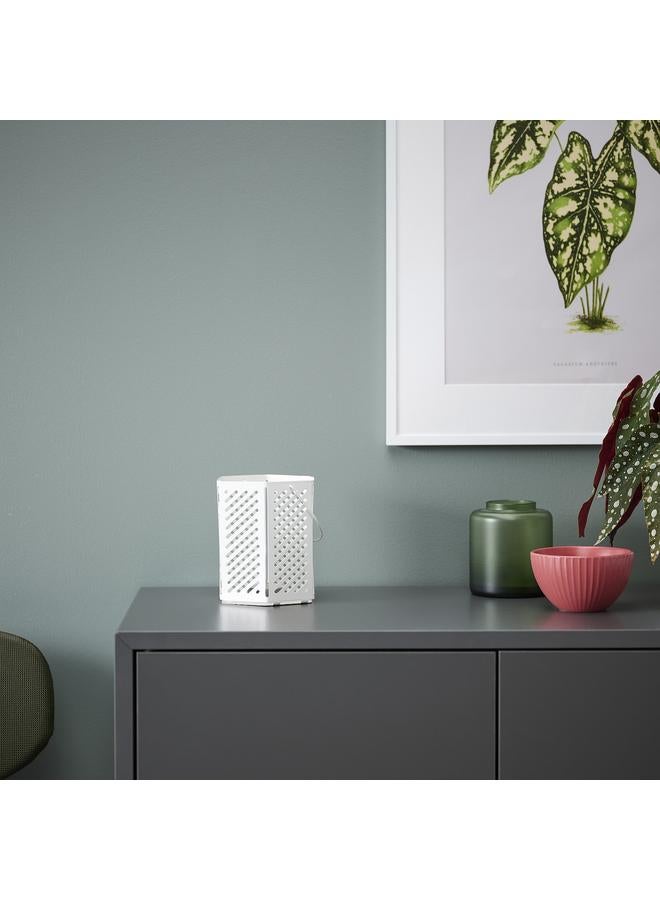 زبون فانوس للشموع الصغيرة، أبيض، 12 سم - Image 2