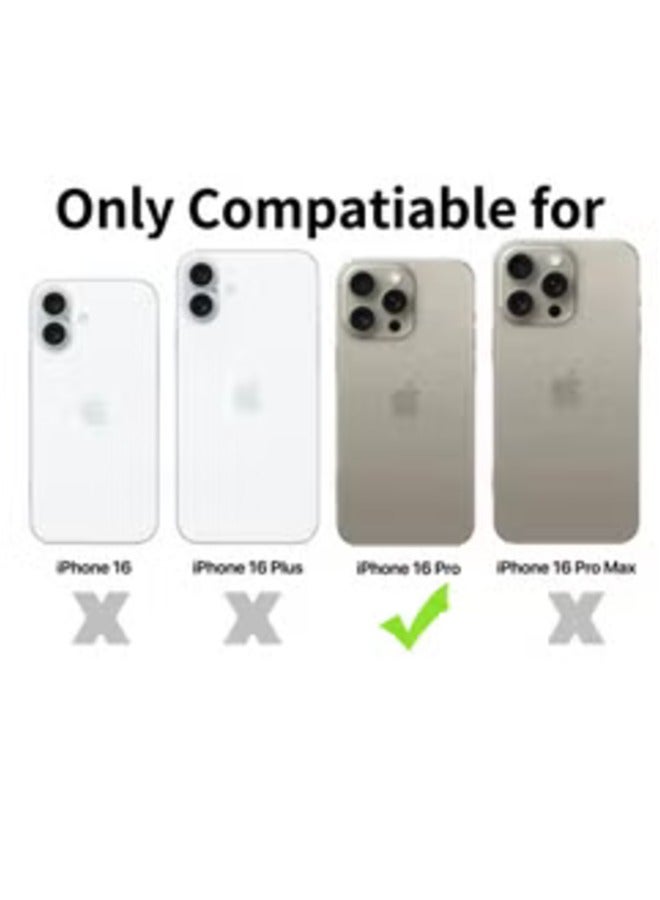 ELTRAZONE iPhone 16 Pro 6.3 inch Ultra Slim Magnetic Case – Clear, Shockproof, Wireless Charging Compatible Protective Cover - Image 2