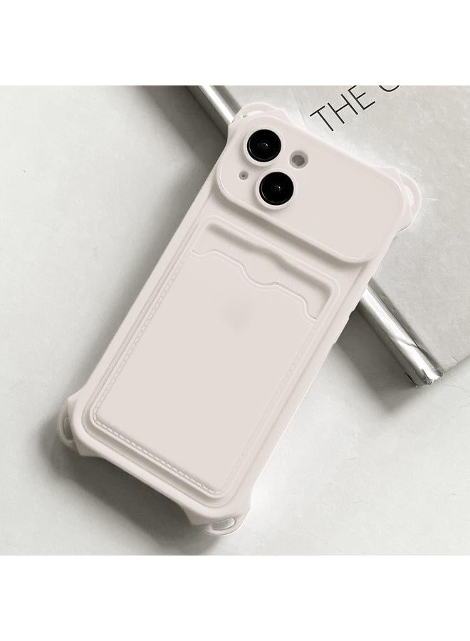 اس-توب جراب لهاتف iPhone 15 مقاوم للصدمات مع فتحة للبطاقات مصنوع من مادة TPU غير اللامعة - Image 1