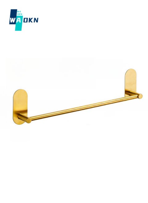 Brushed Stainless Steel Single Pole Towel Rack