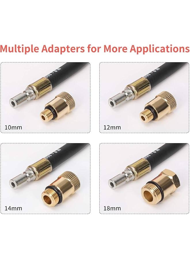 X Spring Petrol Engine Compression Tester Kit, Small Engine Compression Tester Automotive Tool Gauge, Universal Push On Gauge Set, Engine Tools, Automotive Tool Gauge For Motorcycle Car Truck - Image 3