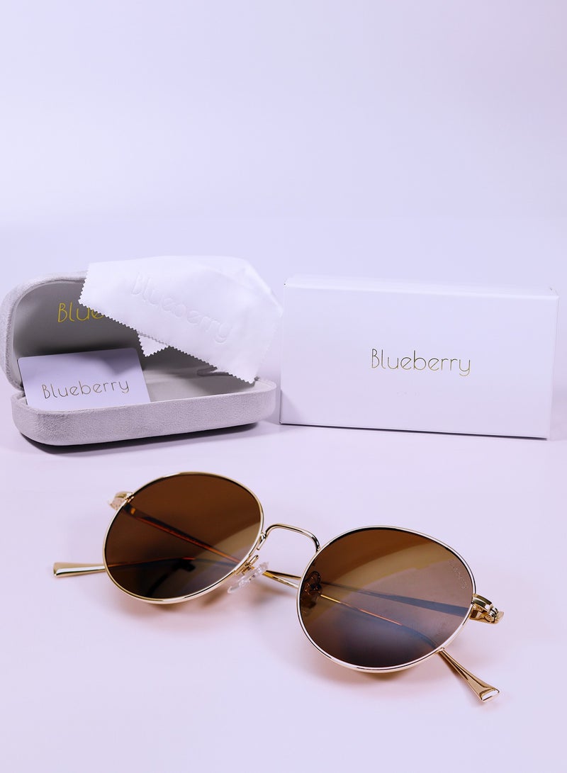 Blueberry sunglasses High quality metal unisex and distinctive lenses that protect from the sun's ultraviolet rays - Image 1