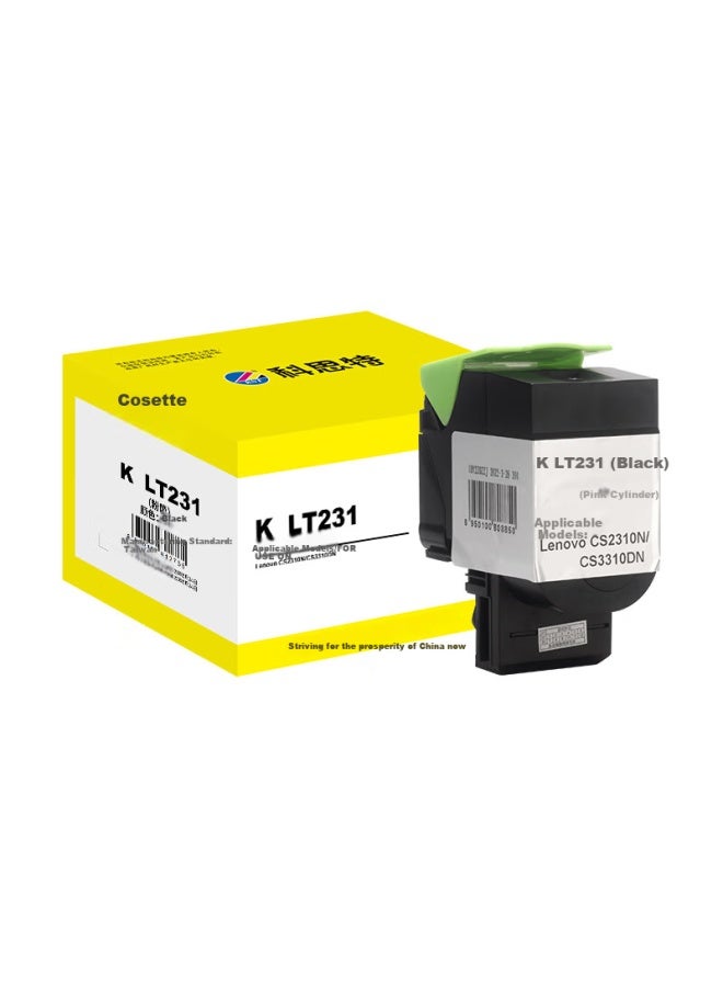 KST Kostar K Lt231 (Black) Toner Cartridge (Compatible With Lenovo Cs2310N/Cs3310Dn), 4000-Page Yield, Professional Version - Image 1