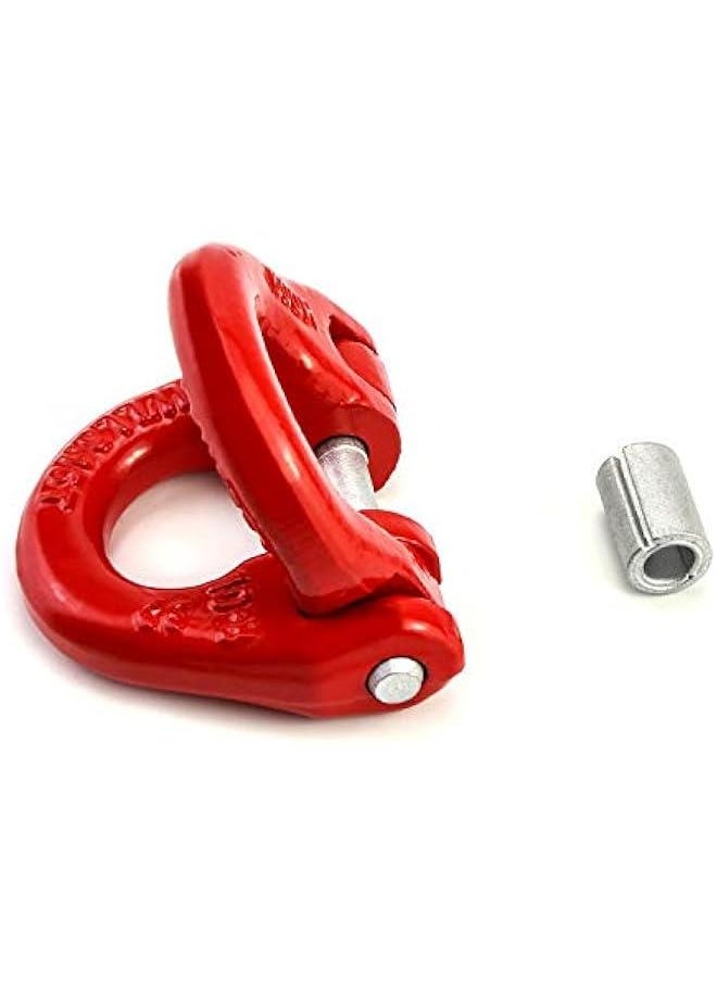 Arabest - G80 Alloy Steel Coupling Link, 2 Pack, 3/8 Hammer Lock Chain Connector, 7100 lbs Working Load Limit, Red - Image 1