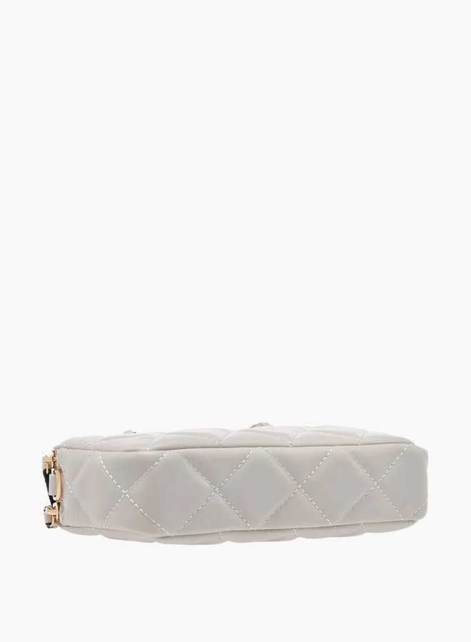 Celeste Women Quilted Crossbody Bag with Detachable Chain Strap and Handles