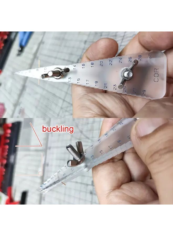 1 Set Durable Metal Tube Bender with Scale Adjustable Clamp For Model Making Handrails Vehicle Handles Multi Functional Crafting Tool - Image 5