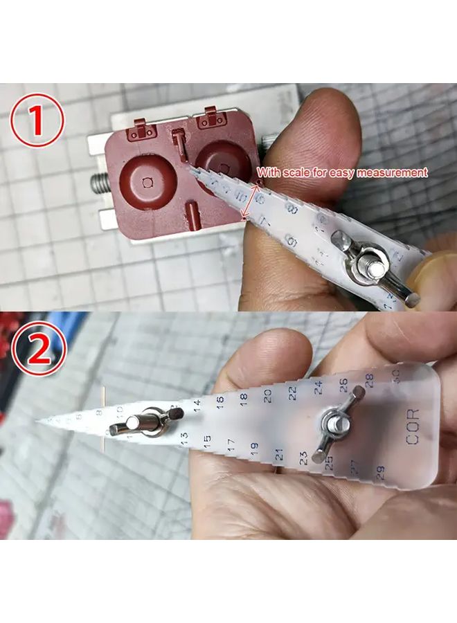 1 Set Durable Metal Tube Bender with Scale Adjustable Clamp For Model Making Handrails Vehicle Handles Multi Functional Crafting Tool - Image 3