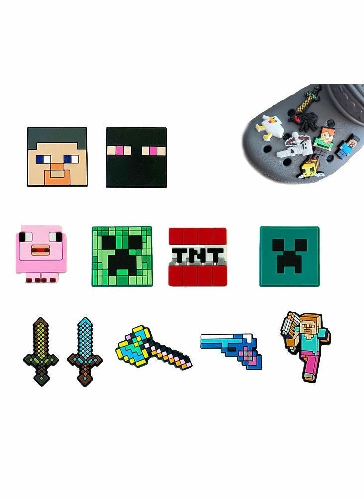 سحر كروك جيبيتيز، سحر أحذية لتزيين الصنادل، سحر ألعاب ملحقات للأطفال الأولاد والبنات والبالغين الرجال والنساء هدية حفلة، 13 قطعة - Image 1
