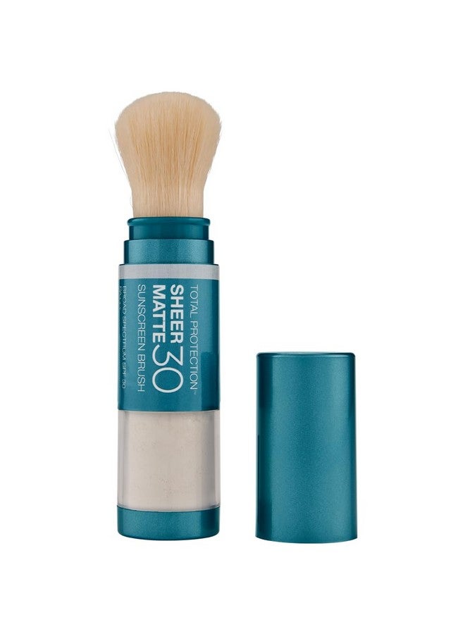 Colorescience Total Protection Sheer Matte SPF 30 Sunscreen Brush For Oily and Acne-Prone Skin, Unscented 0.15 Ounce, Powder - Image 1