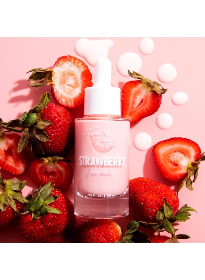 ColourPop Fourth Ray Beauty Strawberry Face Milk Moisturizing Face Serum Infused With Strawberry Seed Oil Marshmallow & Lotus Flower Conditions Skin For A Healthierlooking Complexion (1.0 Oz)  - Image 2