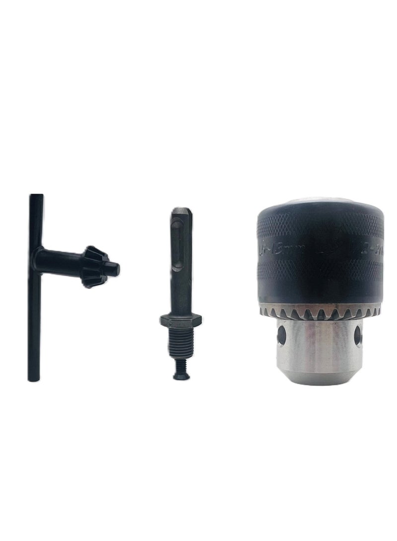 makute 13mm Drill Chuck with Key - Heavy Duty Hard Alloy Power Tool Accessory - Image 1