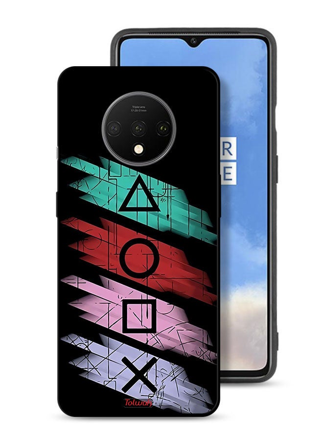 Tolwak OnePlus 7T Protective Case Cover Squid Game Icons - Image 1