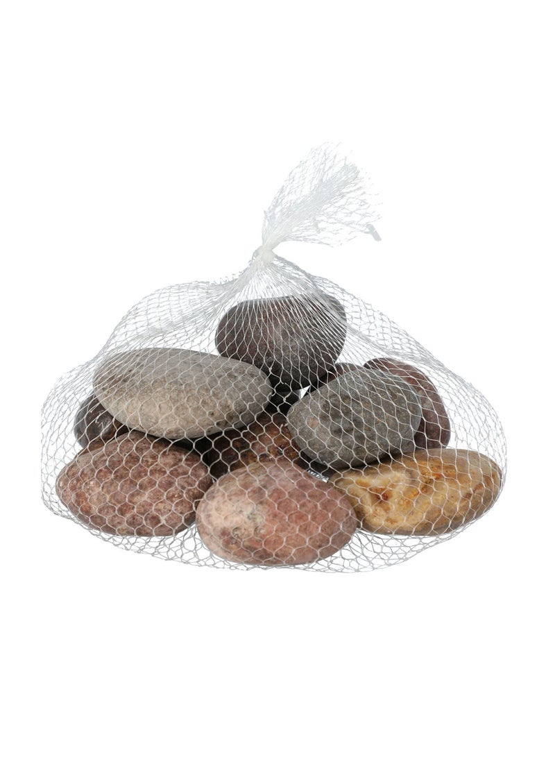 كيس من صخور ريفر بيبل المزخرفة - Image 1