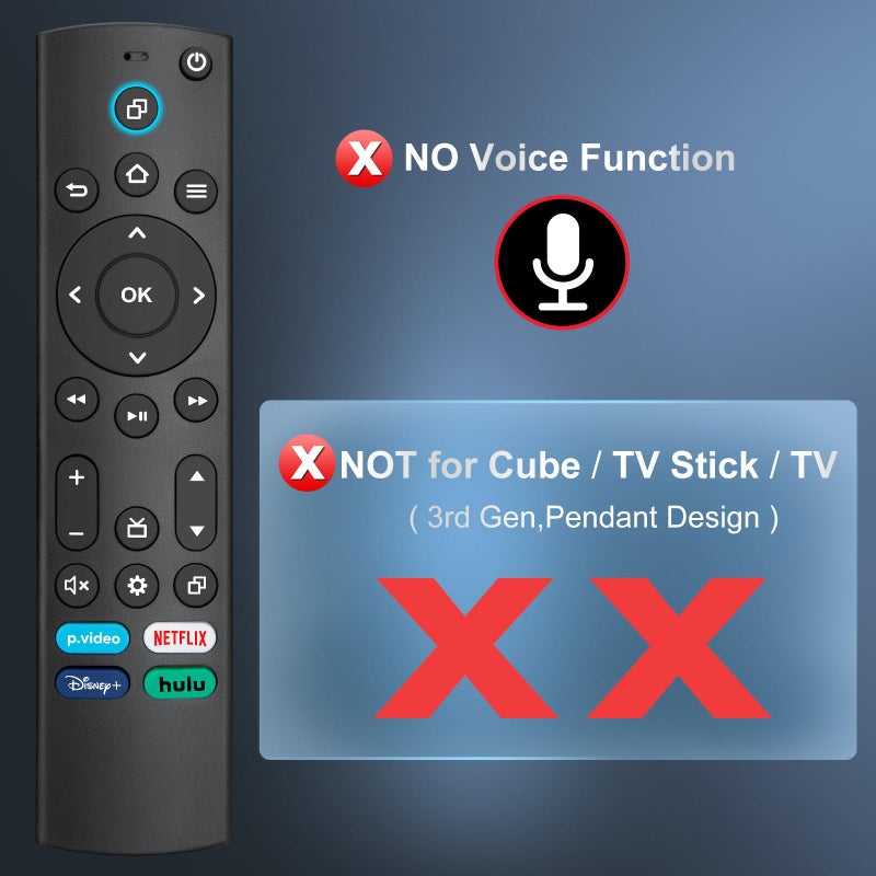 EWO'S Universal Remote Compatible for Samsung/Insignia/Toshiba/Vizio/LG/Roku Smart TVs Remote Control Replacement - Image 4