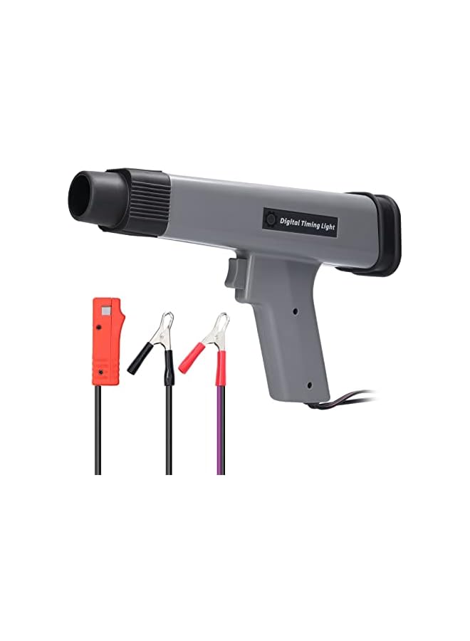 12 Professional Digital Display Inductie Timing Light Car Motorcycle Petrol Engine Ignition Timing Strobe Lamp Auto Motorcycle Detection Diagnosis Tool - Image 1