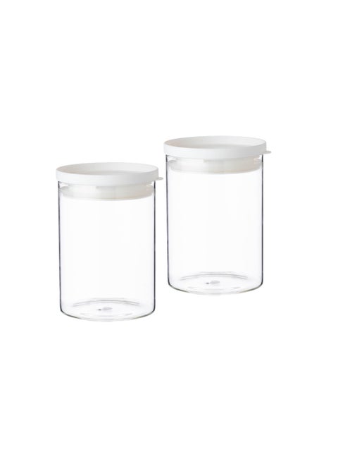 A Storage Set Of 2 Pieces 620 Ml