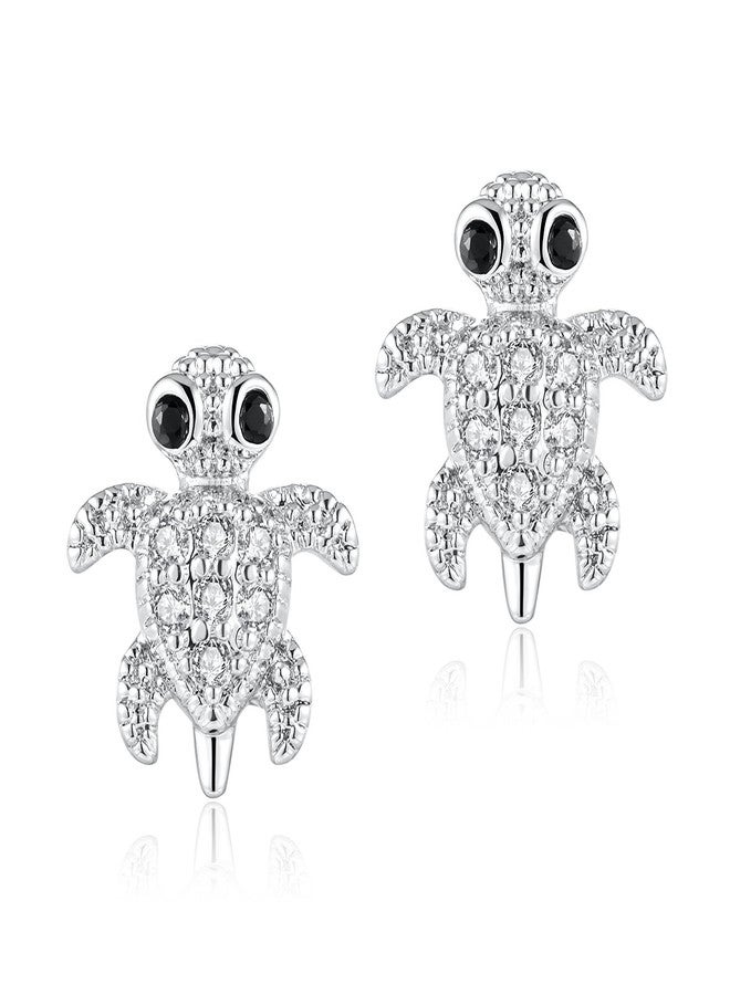 CANDYFANCY 2 Pieces 16g / 18g Surgical Steel Sea Turtle Ear Cartilage Helix Studs Earrings Auricle Piercings (16G Bar 1.2mm Thick) - Image 1