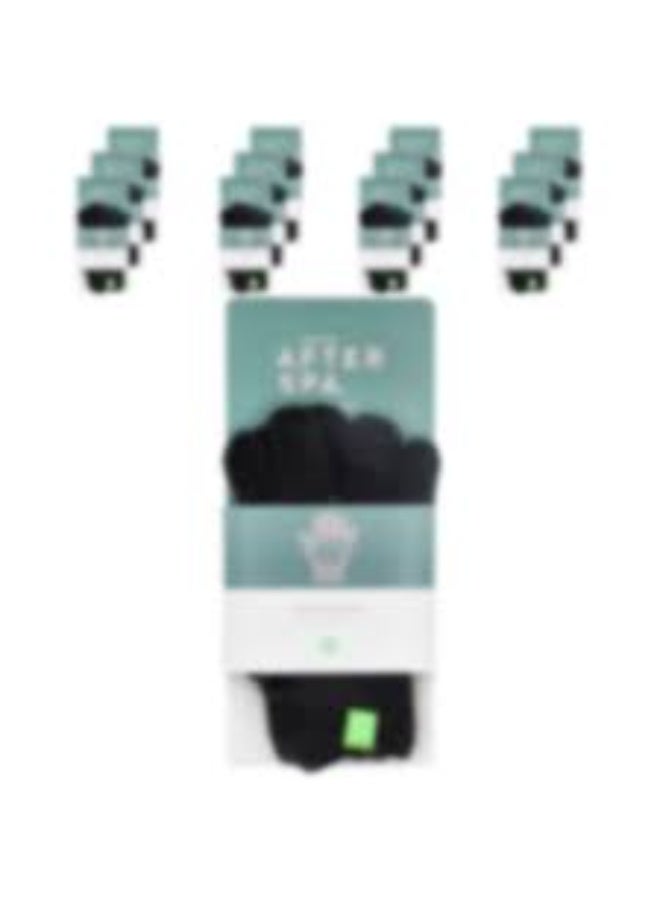 أفترسبا AfterSpa، قفازات تقشير، لون أسود، 12 زوجاً - Image 4