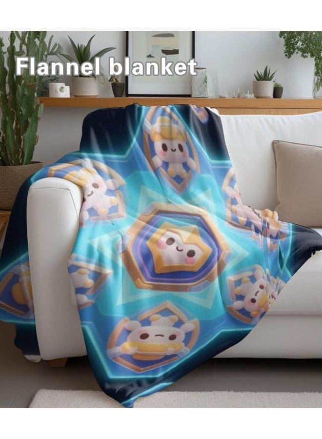 general Baby and children's cartoon flannel thin blanket (warm and comfortable, suitable for sleep, game use) 70cm*100cm - Image 4