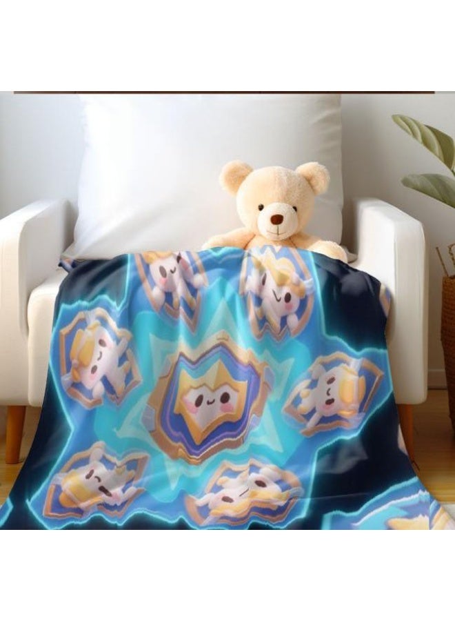 general Baby and children's cartoon flannel thin blanket (warm and comfortable, suitable for sleep, game use) 70cm*100cm - Image 2