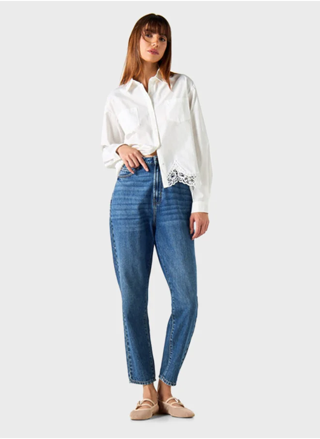 2Xtremz Lace Detail Shirt